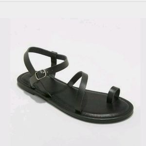 Universal Thread Black Paige Gladiator Sandals